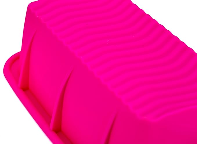 Tosnail 4 Pack Silicone Bread Loaf Pan, 8 x 4 Inches Silicone Baking Molds for Baking Banana Bread, Sandwich Bread, Small Loaf and Meatloaf