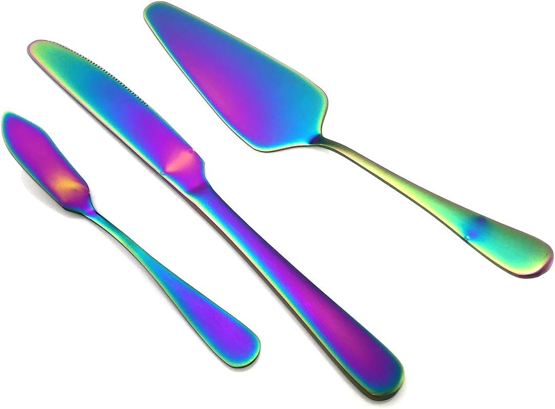 Gugrida Luxury 18/10 Stainless Steel Flatware Set Matte Black Silverware Set