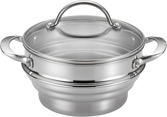 Anolon Classic Stainless Steel Universal Covered Steamer Insert