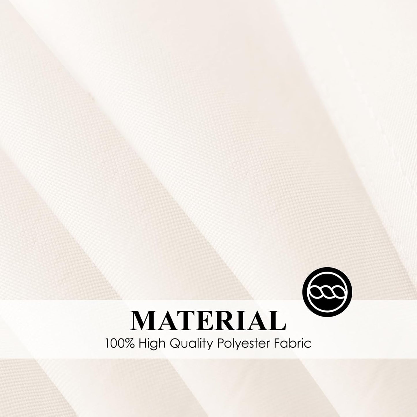 Square Tablecloth 52 x 52 Inch White 6 Pack Tablecloths Stain-Wrinkle Resistant Washable Polyester Table Cloths for Holiday, Buffet Parties, and Weddinge