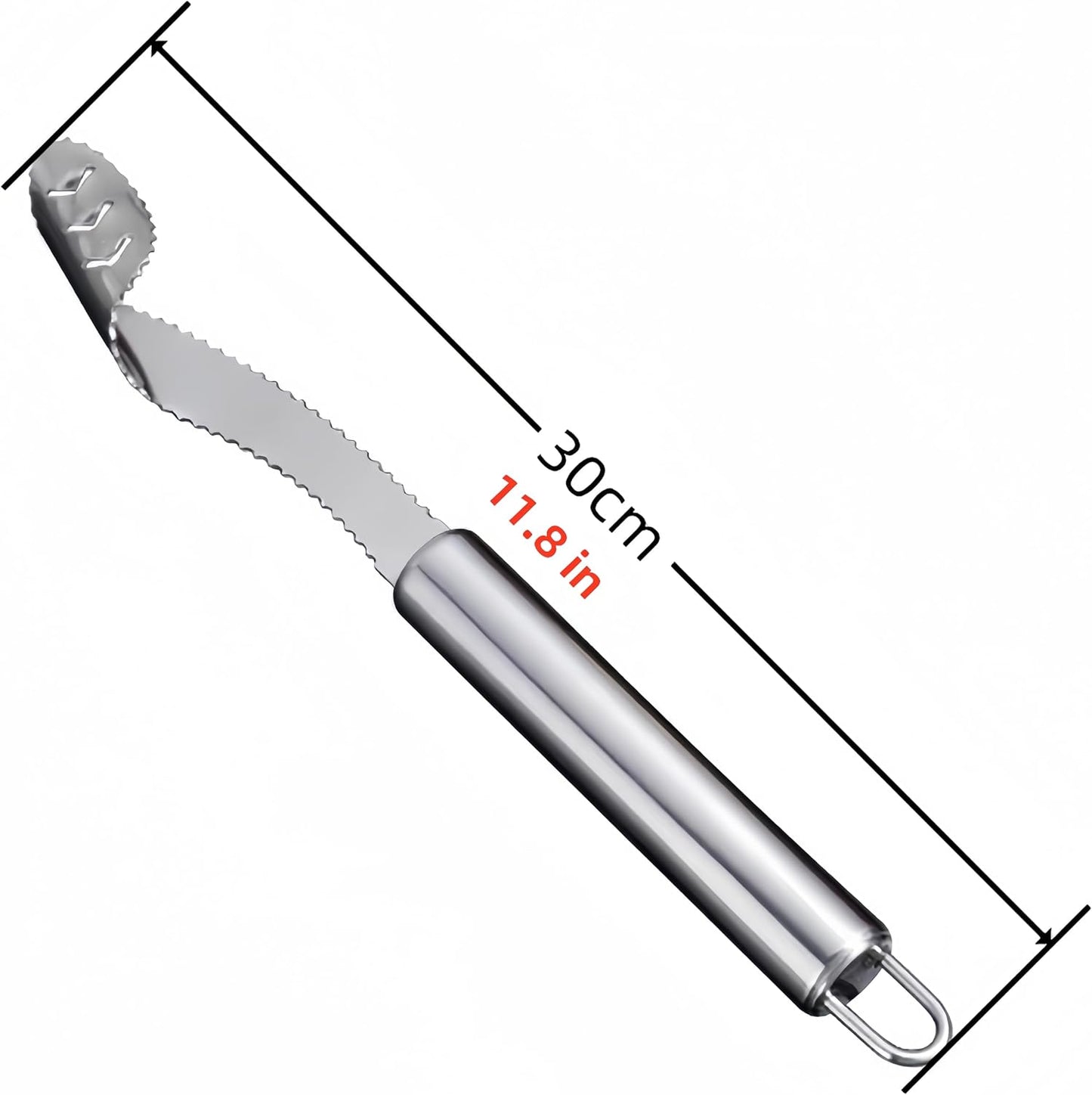 2 Peices Jalapeno Pepper Corer Tool,Stainless Steel Pepper Seed Remover,Jalapeno Popper Cutter,Fruit and Vegetables Corer Tool for Family Kitchen-0.79 * 8.6In