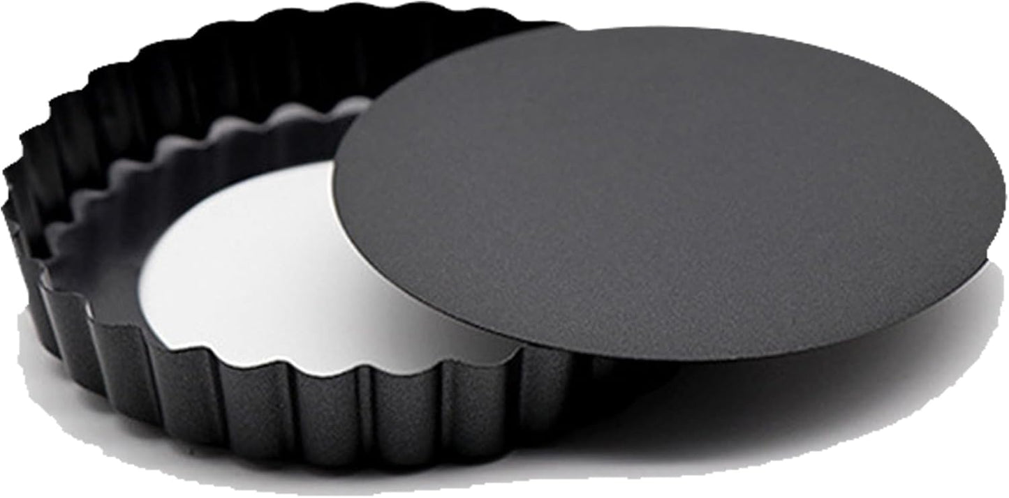 4 Inch Egg Tart Molds with Removable Bottom, 12 Packs Non-Stick Pan Carbon Steel Tart Molds, Muffin Cupcake Pudding Baking Cup Maker - for Pies, Chinese Egg Tart, Cakes