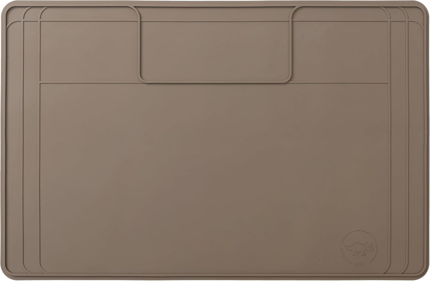 The Original Under Sink Mat - Silicone Waterproof mat, Adjustable, Easy to Clean, Kitchen cabinet liner, Disifenction Surface - 31" x 22" or smaller (Brown, 31" x 22")