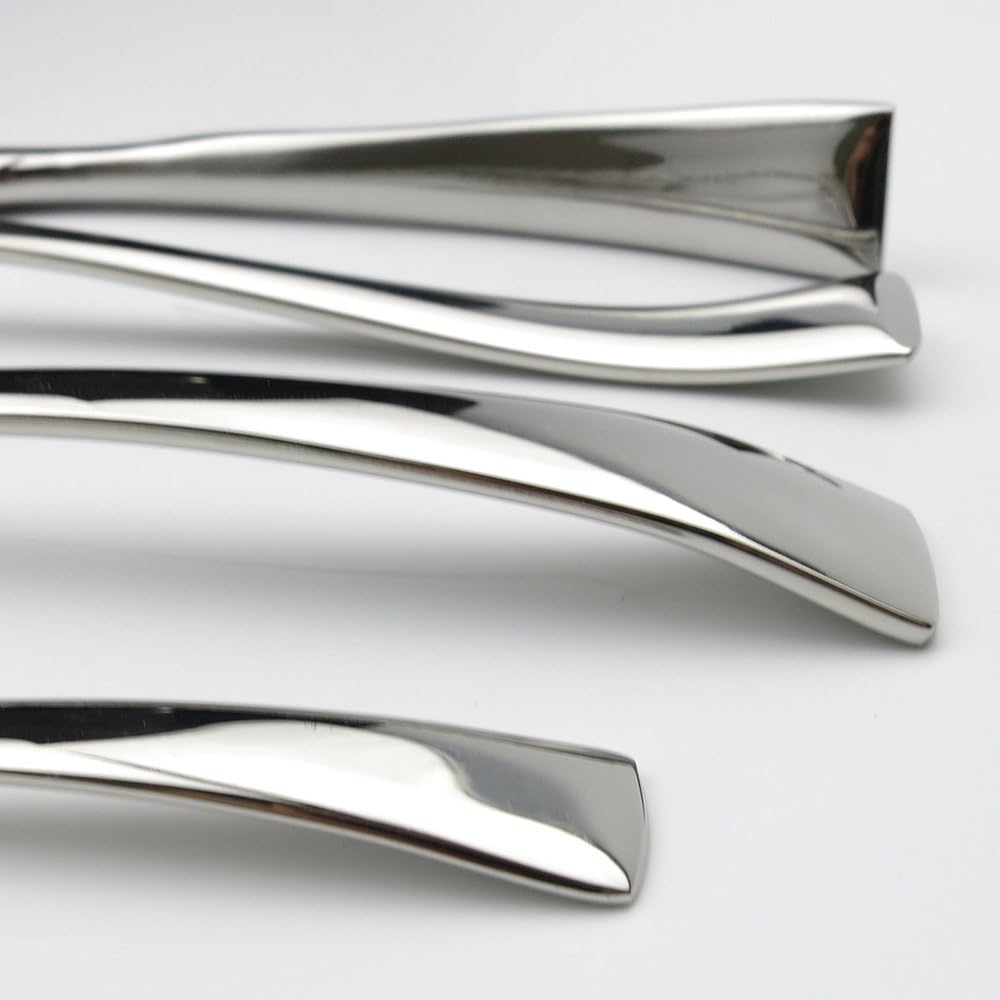 Luxury 4-Piece 18/10 Stainless Steel Flatware Set, Mirror Polishing Silver