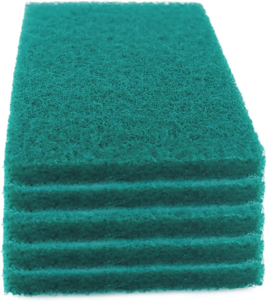 Heavy Duty Scour Pads, Non-Scratch Scrub Sponges, ULIFESTAR 5PCS Dish Scrubber Scouring Pads, Dual-Sided Reusable Household Scrub Pads for Dishes,Dish Cleaning Tool,Kitchen Scrubbers & Metal Grills
