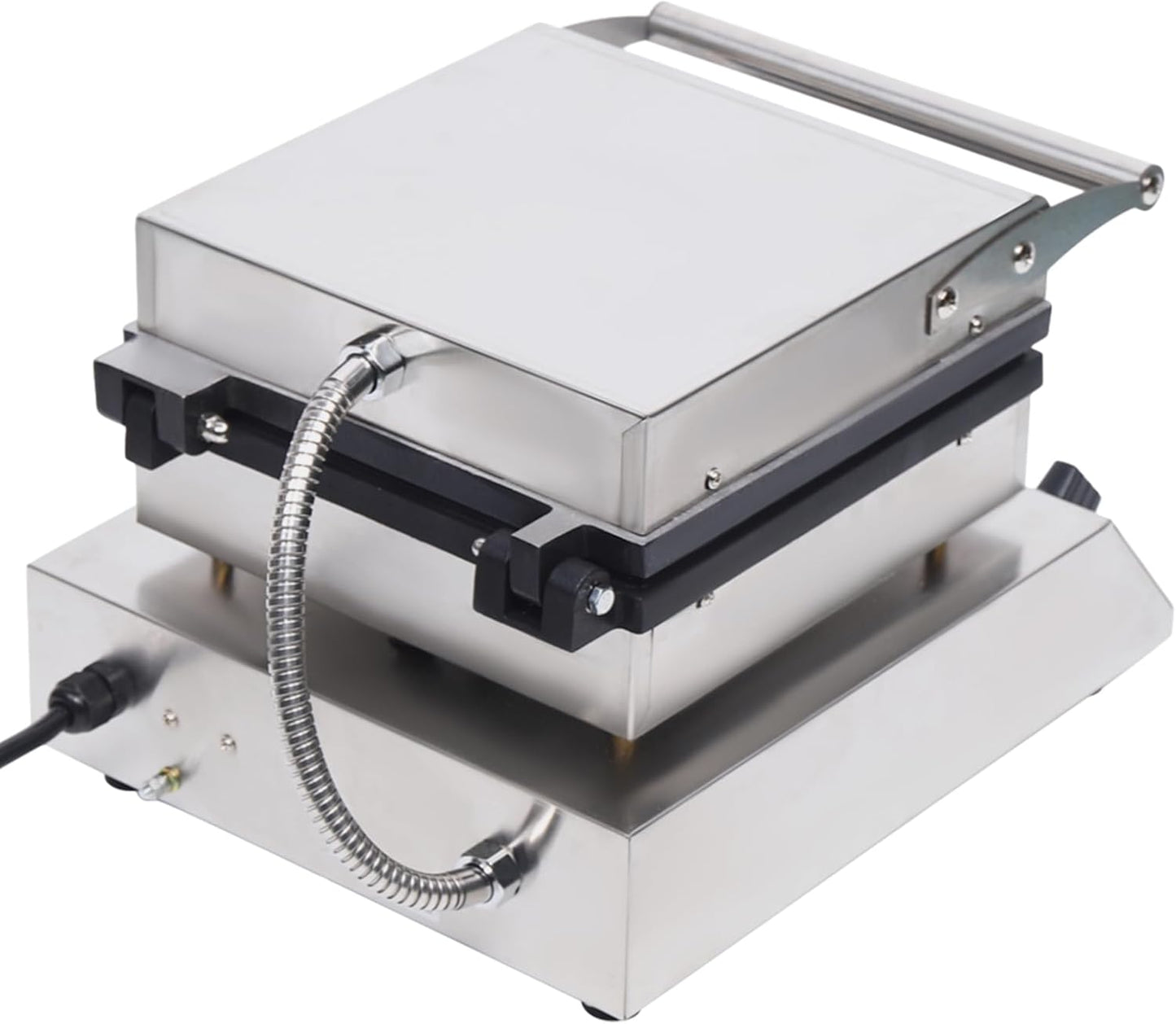 4 Grids Belgian Waffle Pancake Maker,Non-stick Pancake Baker Machin with Dual Heating Pans,110v Waffle Pancake Maker for Commercial,Pancake Maker with Adjustable Thermostats Timers 50-300℃