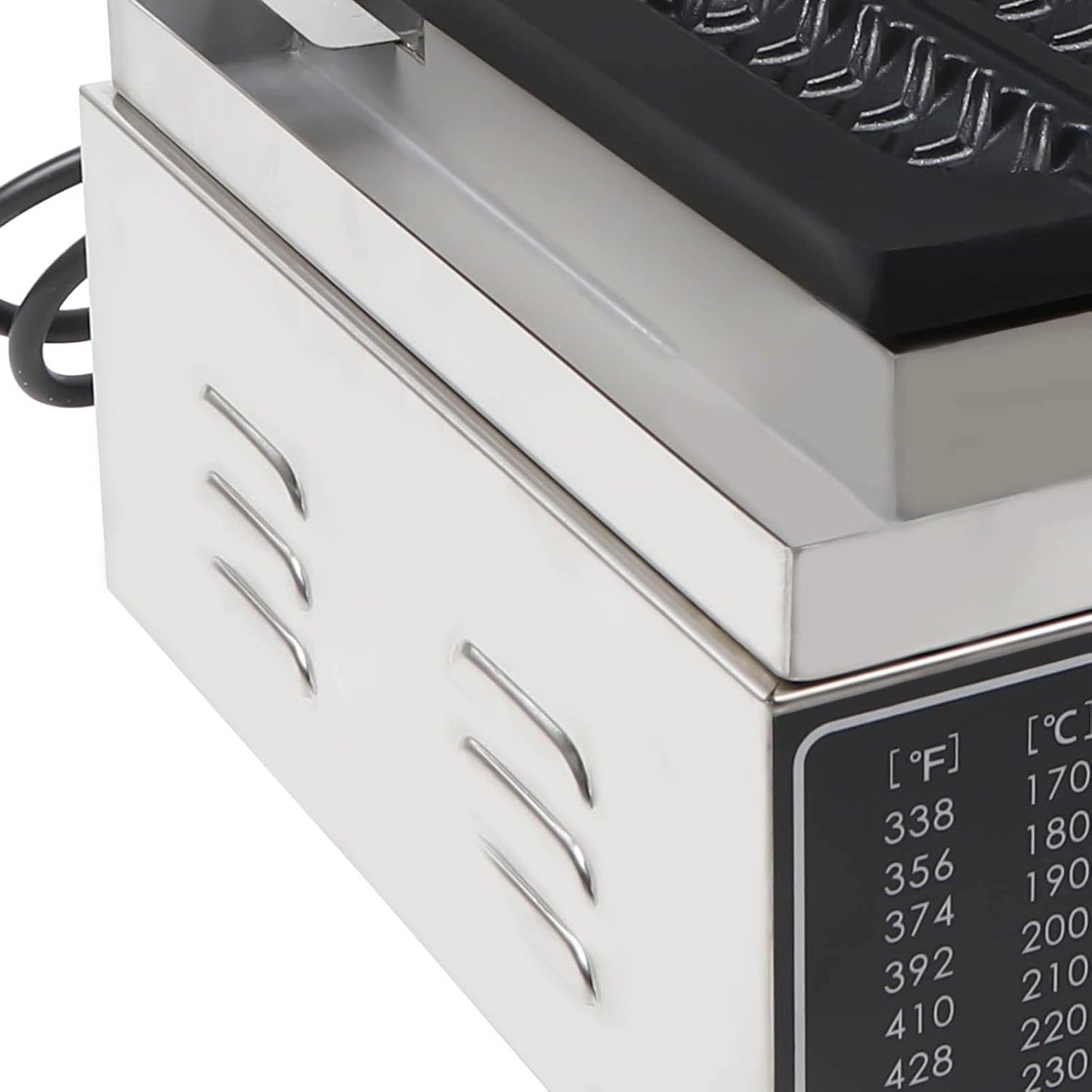 Commercial 6-Slice Waffle Maker Hot Dog Maker, 1500W Non-Stick Commercial Electric Waffle Maker, Electric Indoor Waffle Maker with Non-Stick Cast Iron Pan, Temperature Controlled Bread Toaster