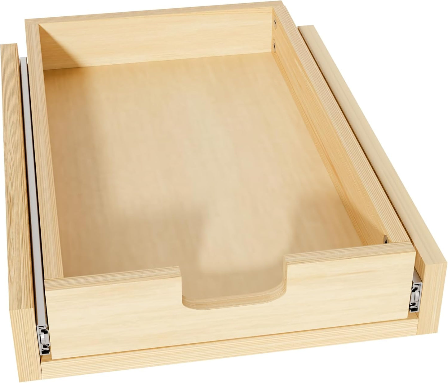 Pullout Cabinet Organizer, 14''W×21''D×3''H Slide Out Shelves for Kitchen Cabinets, Pull out Drawers for Kitchen Cabinets, Pantry, Bathroom, & Storage Organization