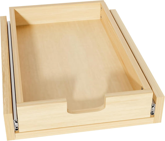 Pullout Cabinet Organizer, 14''W×21''D×3''H Slide Out Shelves for Kitchen Cabinets, Pull out Drawers for Kitchen Cabinets, Pantry, Bathroom, & Storage Organization