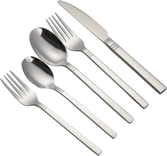 Morcte 30-Piece Stainless Steel Cutlery Flatware Set, Service for 6