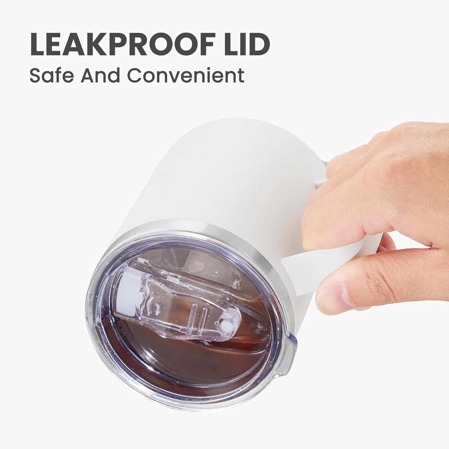 MEWAY 12oz Coffee Mug With Handle 8 Pack Bulk,Stainless Steel Insulated Travel Tumblers With Sliding Lid,Double Wall Vacuum Camping Cup for Hot & Cold Drinks Tea (Multicolor,Set of 8)