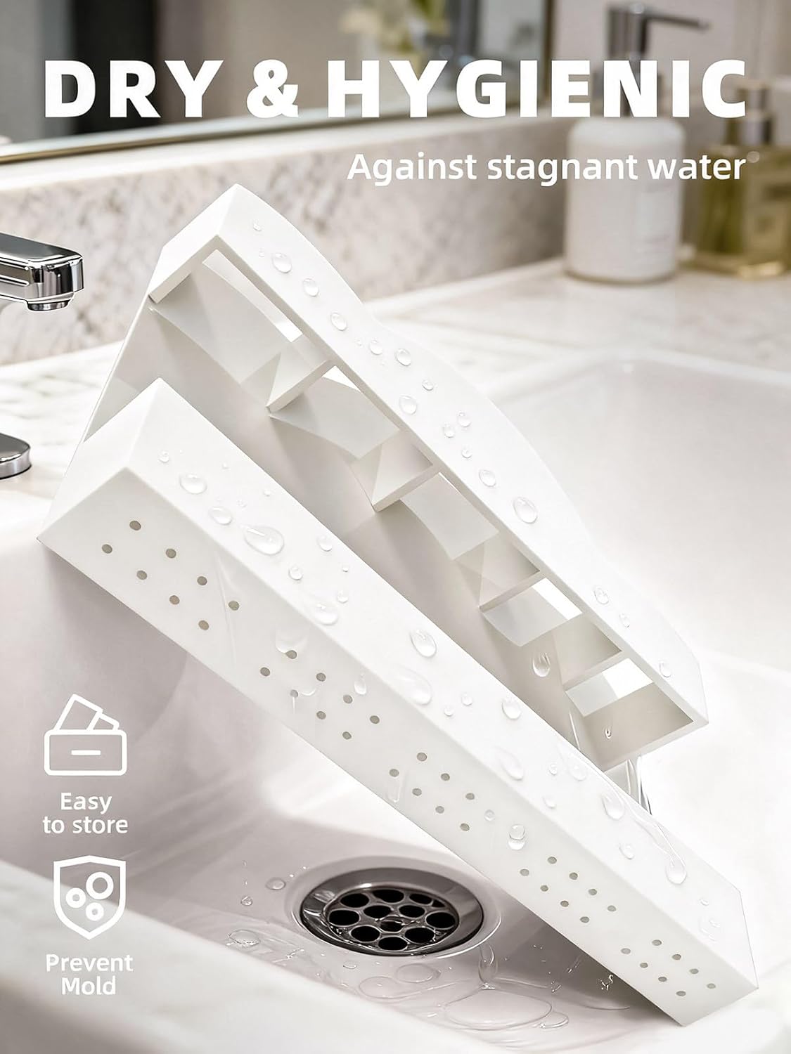 9.8" Acrylic Straw Holder for Cabinet Door - 5-Compartment Organizer with Ultra-Sticky Adhesive, Storage for Reusable Straws and Brushes, Kitchen & RV Essensials