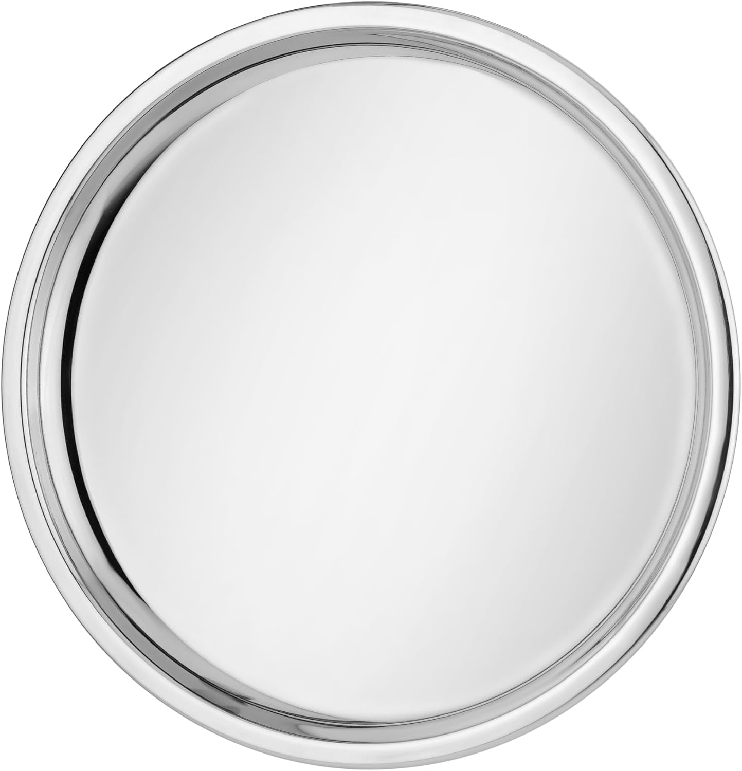 Ahimsa Stainless Steel Plates - 9" Round Classic Stainless Steel Kids Plates, Non Toxic Plate, BPA Free & Dishwasher Safe (Single)