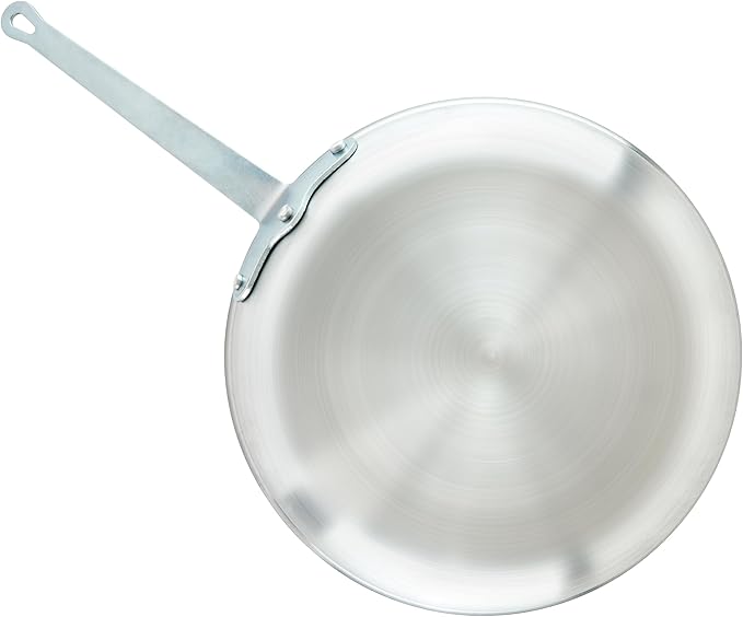 Winco Commercial-Grade Aluminium Fry Pan/Skillet, Mirror Finish, 14"