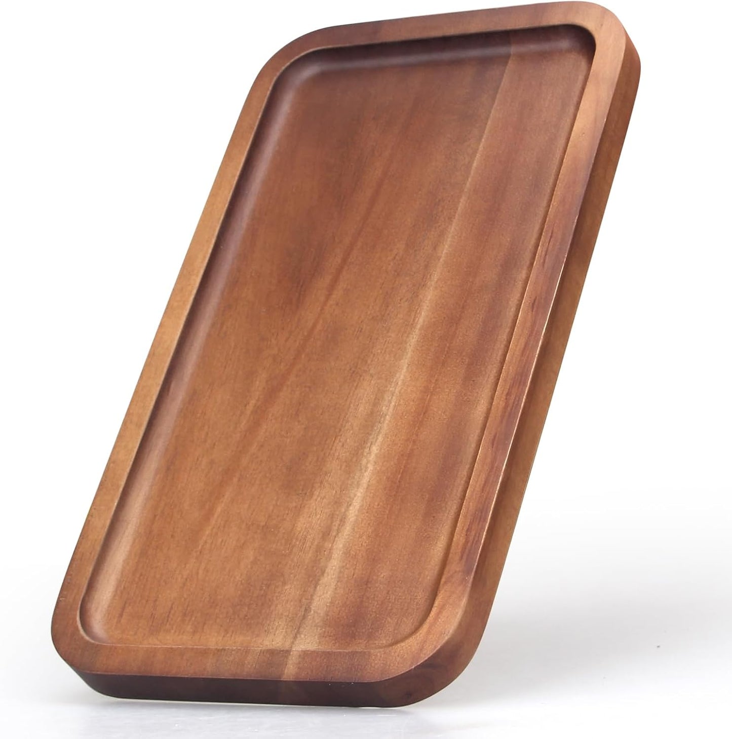 Small Wooden Platters Rectangle Mini Charcuterie Boards Acacia Wood Serving Trays Home Decor Cheese Board Cake Appetizer Plates Kitchen Charcuterie Platter for Food Dish Rectangular Dessert Snack Tray