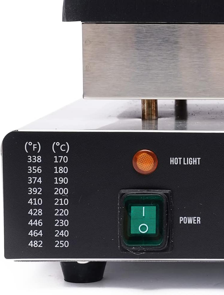 1750W Commercial Waffle Maker, 16 Grids Electric Waffle Maker Non-Stick Stainless Steel Belgian Waffle Iron w/Time & Temper Adjustable| Whisk|Food Clip, Large Waffle Machine for Restaurant Party Food