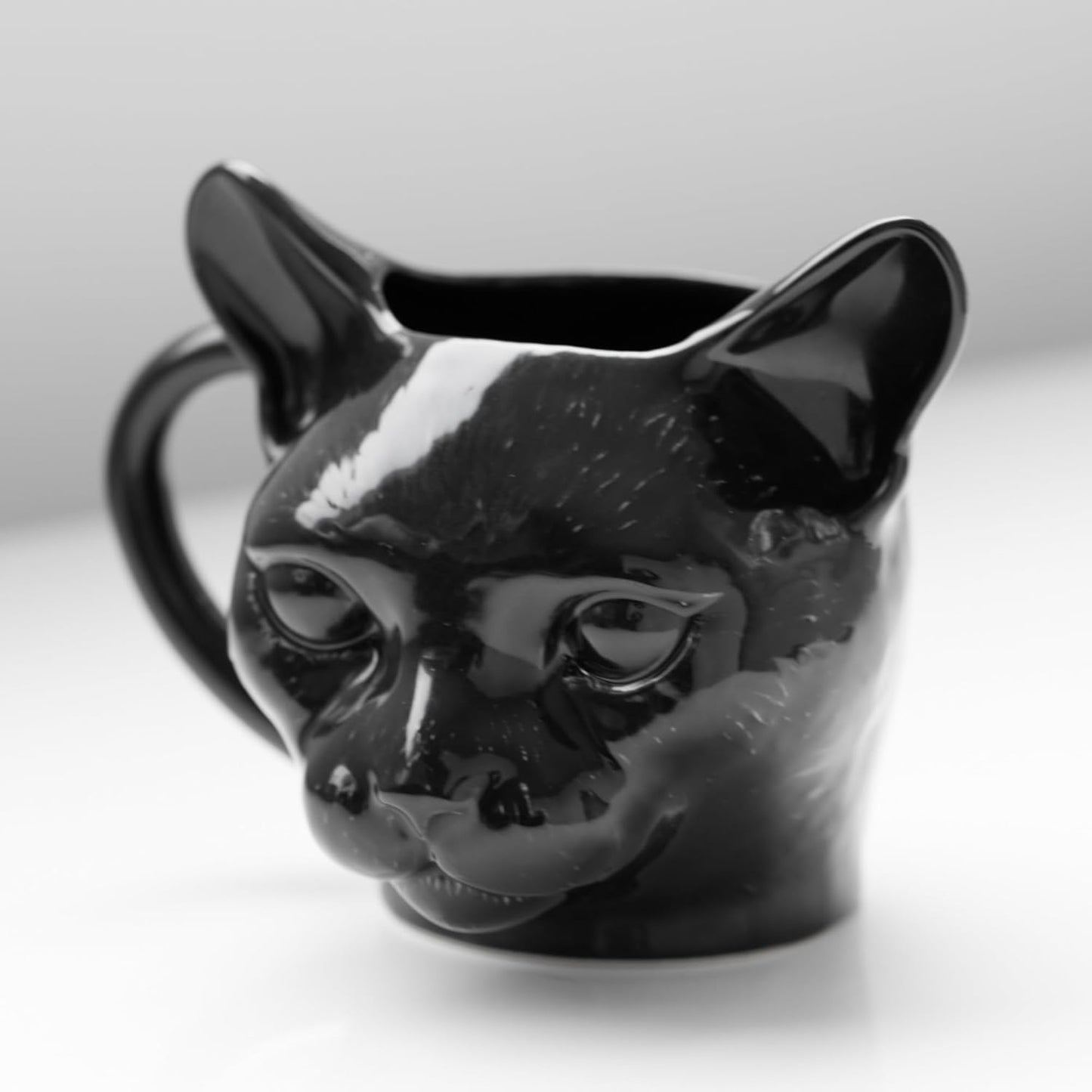 3D Cat Mug - Cute ceramic Coffee Cup for Cat Lovers, Unique shaped design 11 oz