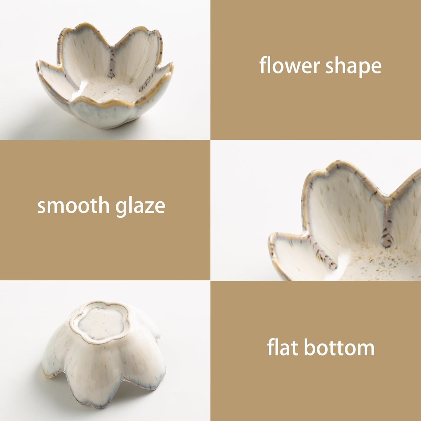 Flower Ring Holder Dish, Ceramic Jewelry Tray Dish, Small Trinket Dish, Jewelry Plate Bowl, Cute Jewlery Ring Holder Dish, Aesthetic Room Decor, Christmas Birthday Gifts for Women, 1 pack (grey)