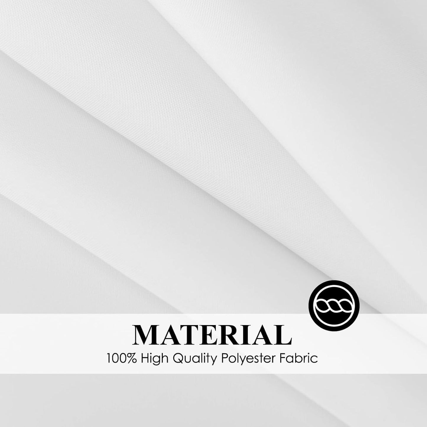 Rectangle Tablecloths 60x120 Inch 1 Pack White Tablecloth Washable Decorative Linen Polyester Table Cloths for Dining Table Banquets Buffet Parties and Wedding