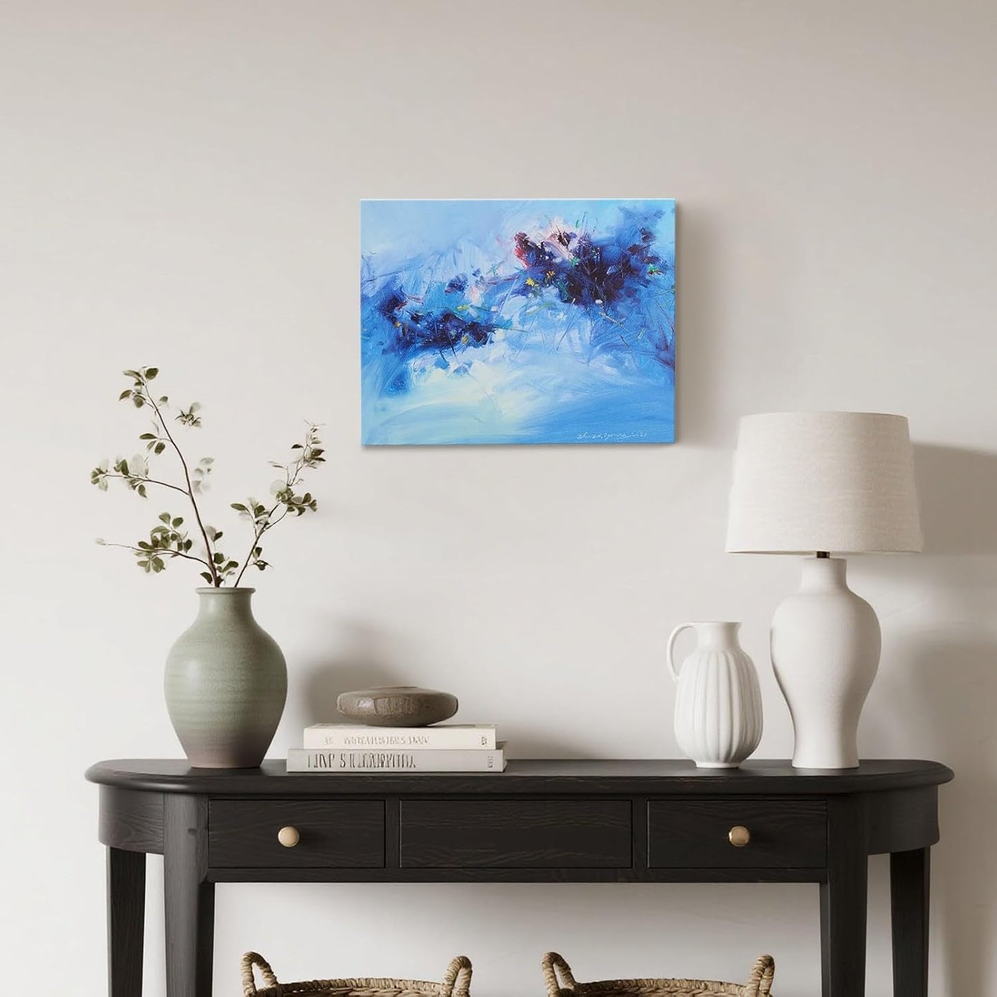 Gloliv Canvas Wall Art – Abstract Wall Decor Painting, Artist-Authorized Reproduction Canvas Prints, Modern Wall Art Decor for Living Room, Bedroom, or Office 23"x20"