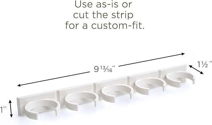 Spice Clips 30 ct Spice Clips Gripper Organizer Holds 30 Spice Jars - Pantry and Inside Cabinet Organization 3M Adhesive Spice Rack