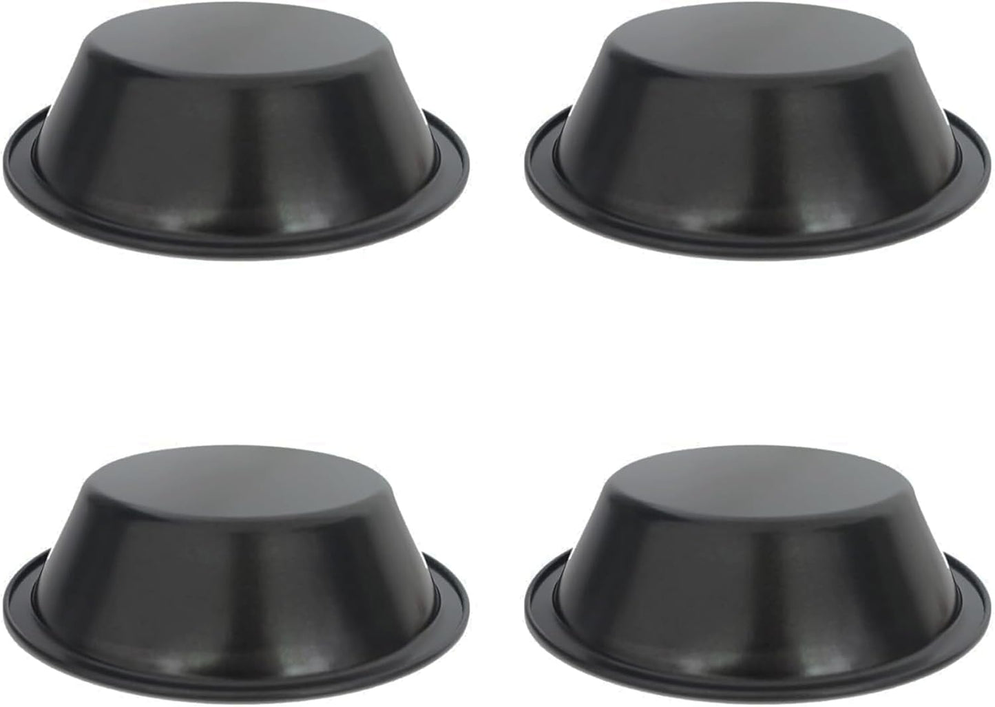 4 Pack Small Pie Baking Pans, 5 Inch Nonstick Mini Pie Plates, Small Round Carbon Steel Metal Pie Tins, Bakeware Individual Plate Baking Dish, Durable Pot Pie Tin -for Crust Tarts Pizza Bread