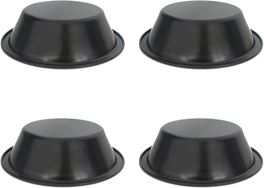 4 Pack Small Pie Baking Pans, 5 Inch Nonstick Mini Pie Plates, Small Round Carbon Steel Metal Pie Tins, Bakeware Individual Plate Baking Dish, Durable Pot Pie Tin -for Crust Tarts Pizza Bread