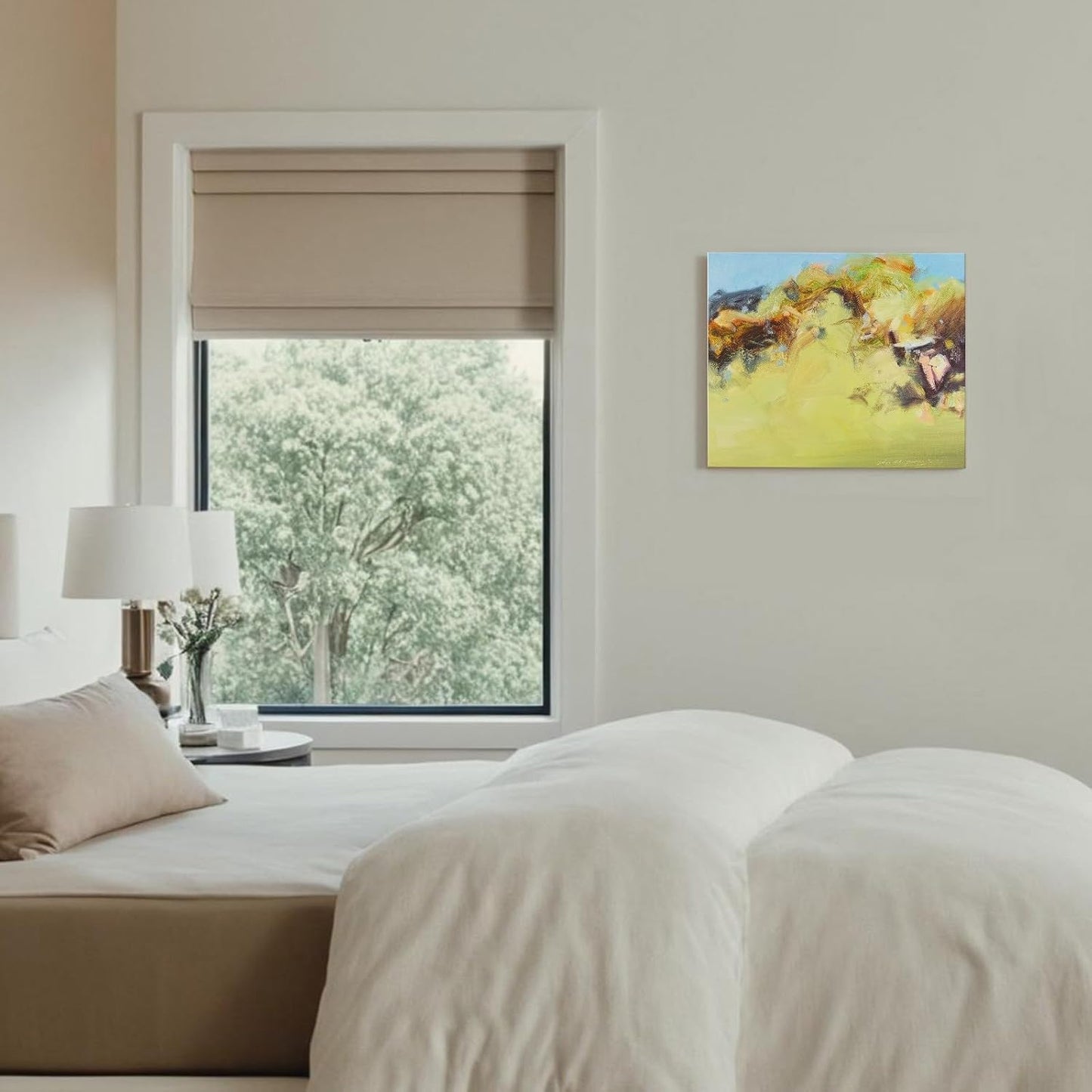 Gloliv Canvas Wall Art – Abstract Wall Decor Painting, Artist-Authorized Reproduction Canvas Prints, Modern Wall Art Decor for Living Room, Bedroom, or Office 14"x11"