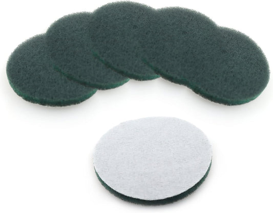Heavy Duty Scour Pads, Non-Scratch Scrub Sponges, ULIFESTAR 5PCS Dish Scrubber Scouring Pads, Dual-Sided Reusable Household Scrub Pads for Dishes,Dish Cleaning Tool,Kitchen Scrubbers & Metal Grills