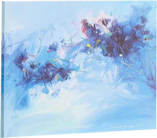 Gloliv Canvas Wall Art – Abstract Wall Decor Painting, Artist-Authorized Reproduction Canvas Prints, Modern Wall Art Decor for Living Room, Bedroom, or Office 16"x12"