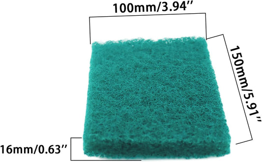 Heavy Duty Scour Pads, Non-Scratch Scrub Sponges, ULIFESTAR 5PCS Dish Scrubber Scouring Pads, Dual-Sided Reusable Household Scrub Pads for Dishes,Dish Cleaning Tool,Kitchen Scrubbers & Metal Grills
