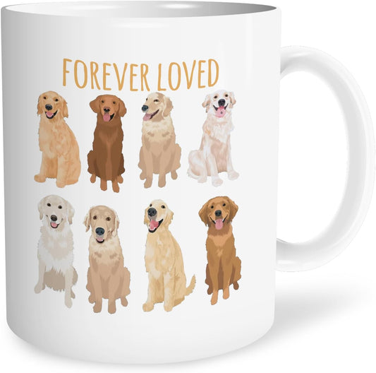 Golden Retriever Coffee Mug - Dog Mom Gift, Retriever Decor for Lovers - 11 Oz