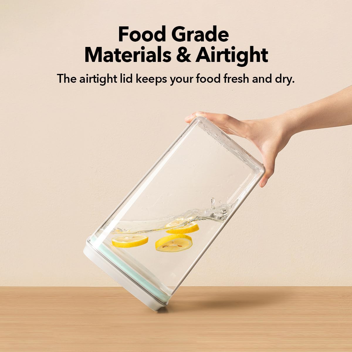 Dog Food Storage Container with 130ml Scoop – 4L/4.2qt Airtight Dog Food Container for Kibble & Treats, BPA-Free Cat Food Storage Container, Stackable Pop Lid Plastic Container with Lid (4.2Qt*4)