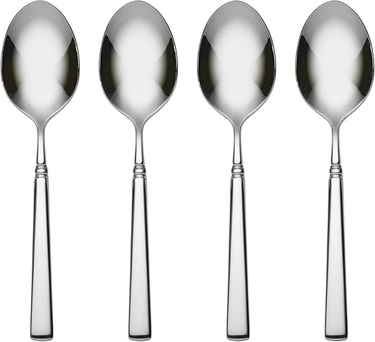 Oneida 2267004C Easton Fine Flatware Dinner Spoons, Set Of 4, 7.3" L x 1.71" W