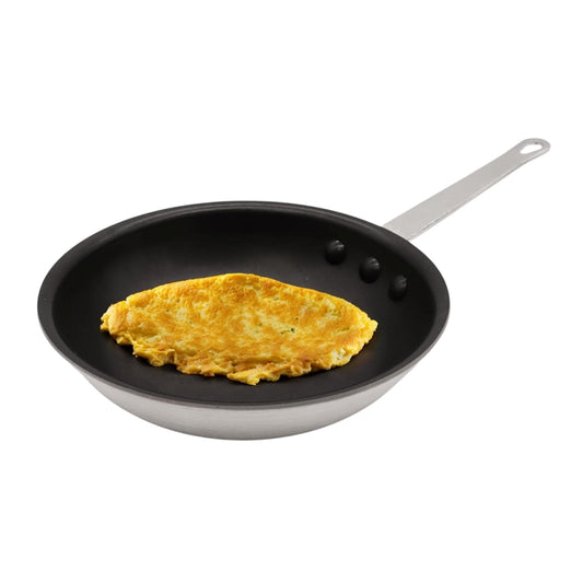 FSE 8" Professional Aluminum Fry Pan, Non-Stick Open Skillet, 3.0 mm Thick Aluminum Construction