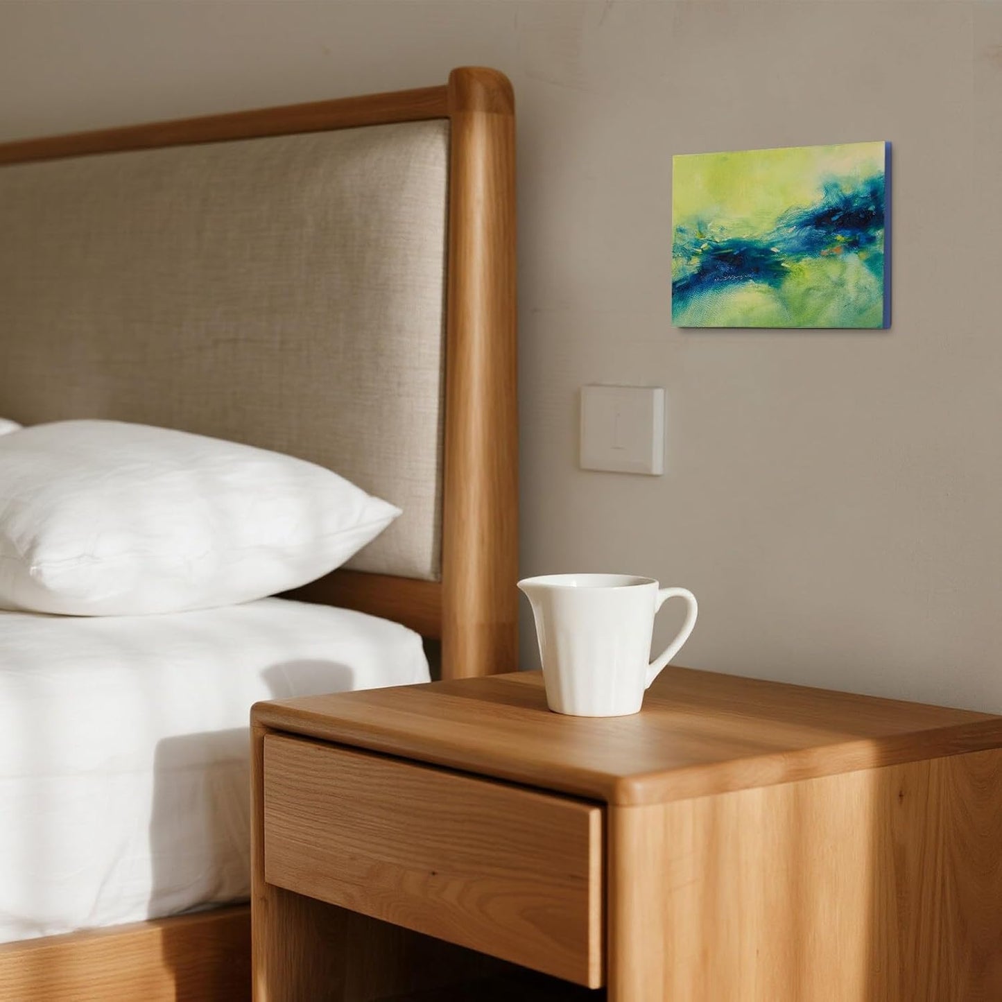 Gloliv Canvas Wall Art for Living Room – Abstract Wall Decor Painting, Artist-Authorized Reproduction Print – Modern Canvas Prints for Office, Bedroom, Bathroom & Kitchen Home Decor 10"x8"