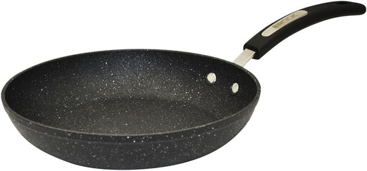 Starfrit The Rock 20cm (8") Non-Stick Fry Pan - Durable Forged Aluminum - Oven Safe - PFOA Free - Easy to Clean - Black