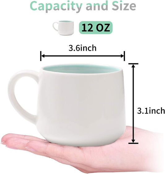 Surprise 3D Coffee Mug Animal Inside 12 oz with Rabbit,Cute Cartoon Handmade Ceramics Cup,Christmas Birthday Surprise for Friends Family or Kids (Rabbit)