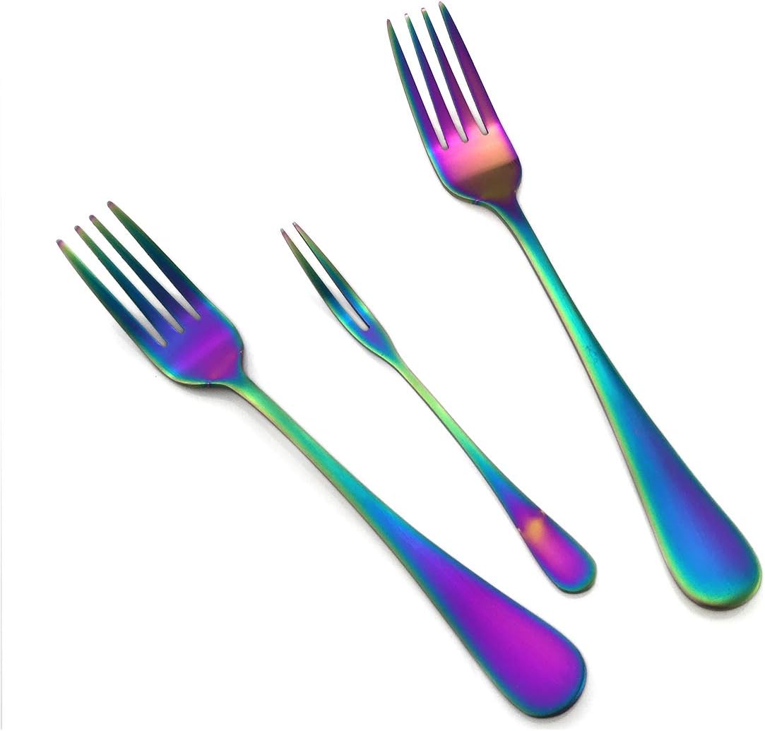 Gugrida Luxury 18/10 Stainless Steel Flatware Set Matte Black Silverware Set