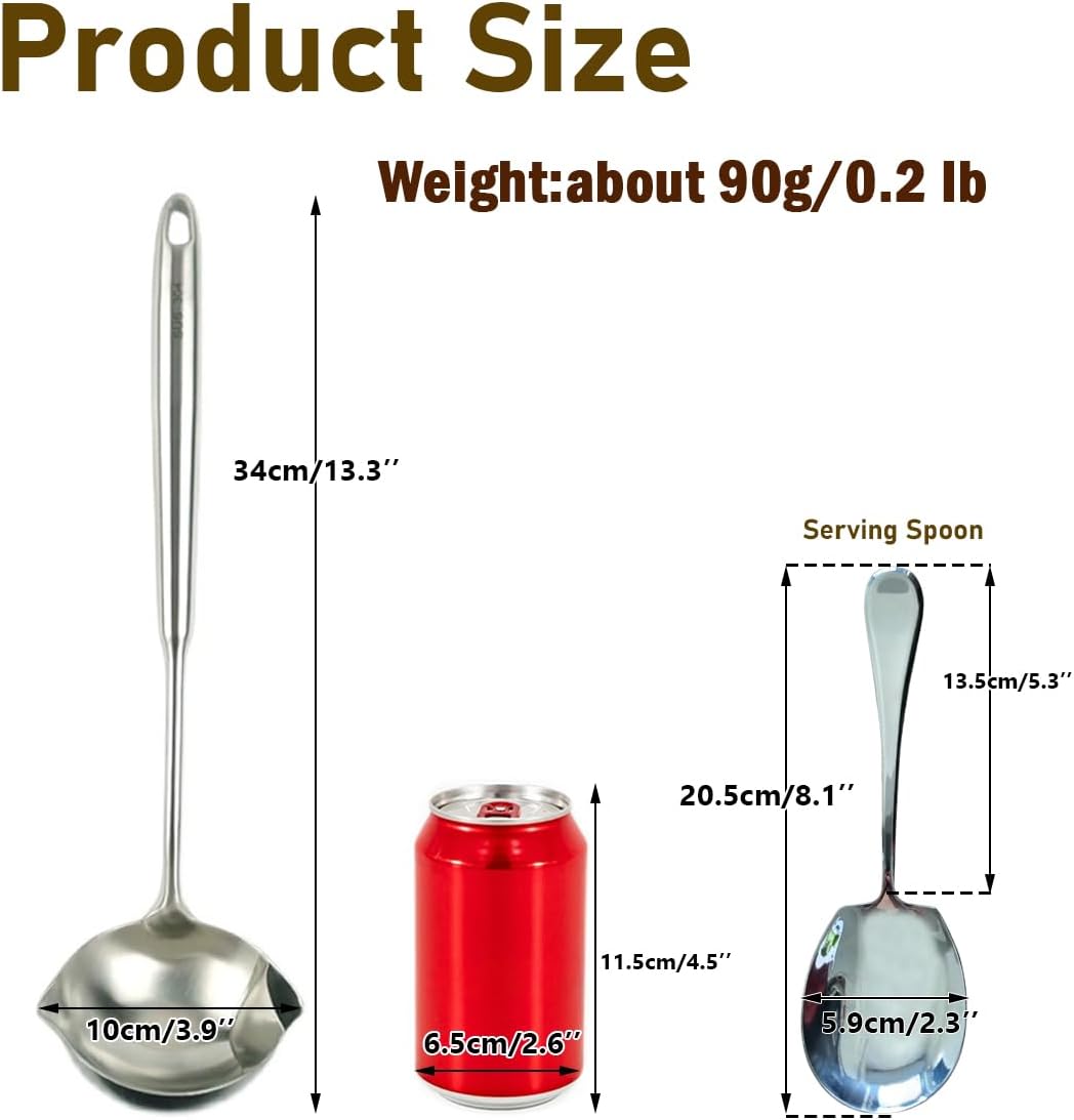 Small Serving Spoons,18/10 Stainless Steel Buffet & Banquet Style Serving Utensils (Set of 1)