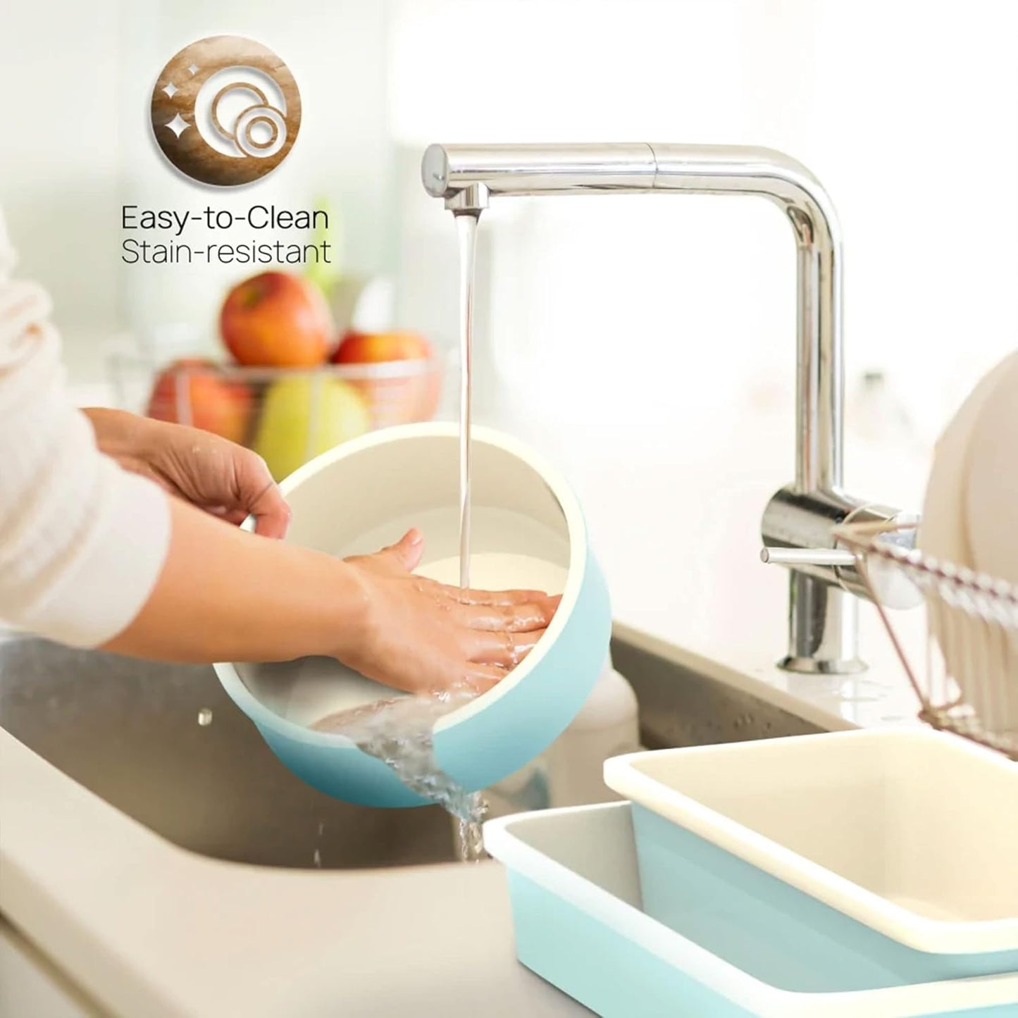 NutriChef 6-Piece Baking Pan Set, Carbon Steel Bakeware with Premium Ceramic Nonstick Coating, Includes 12-Cup Muffin Pan, Cake & Loaf Pan, Wide Bake Pan, & Cookie Sheet - Turquoise