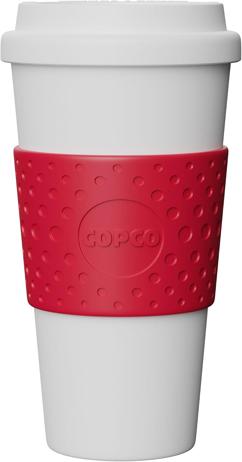 Copco Acadia Travel Mug, 16-Ounce, Cherry Red