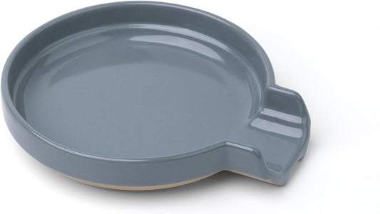 Oscar Ceramic Spoon Rest Minimalist Drip-Free – Heat-Resistant Utensil Holder for Stove, Countertop, or Coffee Bar – Glazed Stoneware Kitchen Spoon Tray – Dishwasher Safe – 5 Colors