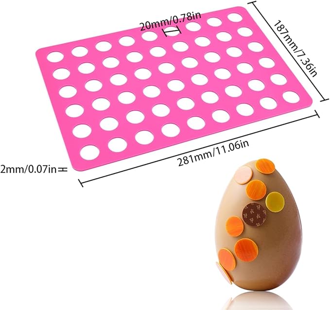 mostsom Round Lace Silicone Mold for Cheese, Chocolate, Cookie, Cake Decorating Stencil Mat, Bakeware Tool, Kitchen Accessories, Reusable Non-Stick (B_ Round)