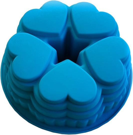 FantasyDay 9.5'' Love Heart Cake Mold Silicone Baking Molds Party Cake Bakeware for Your Birthday Dessert, Cake, Bread, Tart, Pie, Flan and More #5