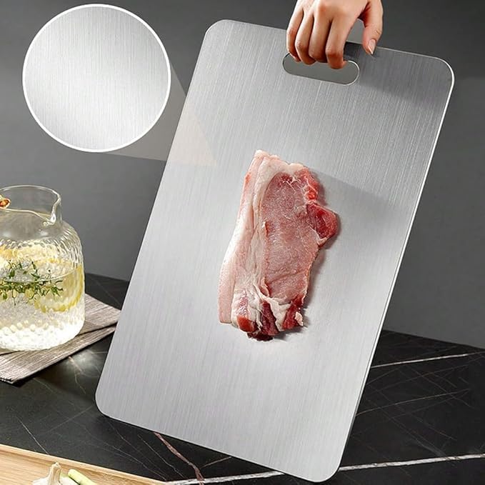 Katuchef Titanium Cutting Board, 2025 Pure Cut TitanIum Cutting Boards for Kitchen, Safe Durable Extra Large Cutting Board for Meat Fruit Vegetable (set of 3)