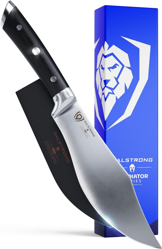Dalstrong Barong Chef Knife - 7 inch - Gladiator Series Elite - Razor Sharp Kitchen Knife - Forged High Carbon German Steel - Full Tang Cooking Knife Gift - w/Sheath - Chef's Knife - NSF Certified