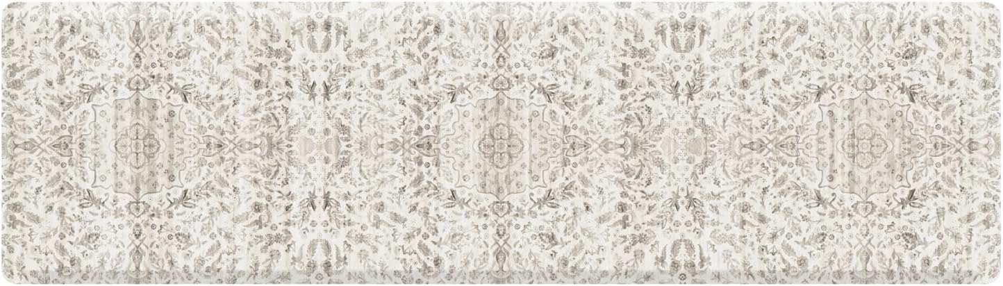 House of Noa Nama Standing Mat – Anti-Fatigue Cushioned Kitchen Mats for Floor | Ergonomic Bounce-Back Foam Kitchen Mats | Anti-Fatigue Mats for Kitchen & Standing | Emile Latte | 30" x 108"