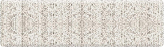 House of Noa Nama Standing Mat – Anti-Fatigue Cushioned Kitchen Mats for Floor | Ergonomic Bounce-Back Foam Kitchen Mats | Anti-Fatigue Mats for Kitchen & Standing | Emile Latte | 30" x 108"