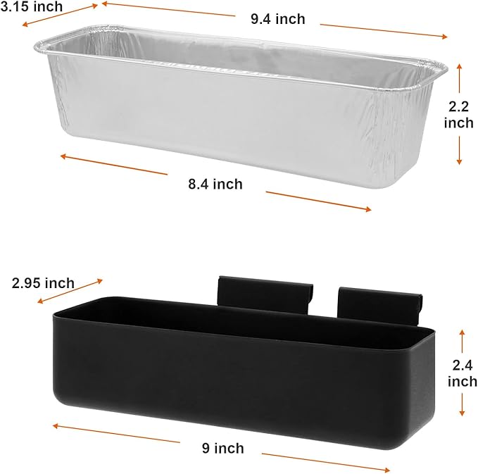 Grease Cup and Aluminum Foil Grill Drip Pans(10 Pack) for Camp Chef Griddles, Drip Catcher Pan/Grease Collection Cup for Camp Chef SG100 SG90 SG14 SG30 SG60 Professional Griddle, 24 oz